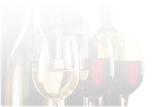 Still life with wine bottles and glasses